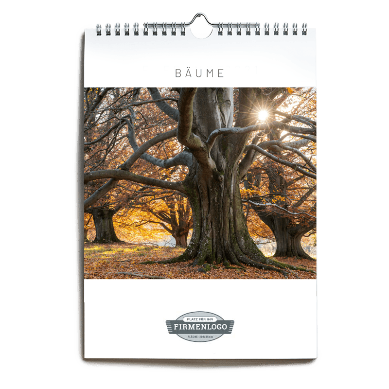 Werbe-Kalender Bäume 2022, DIN A4