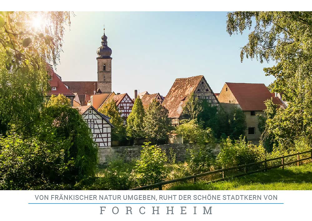 Postkarte "Altstadt Forchheim"