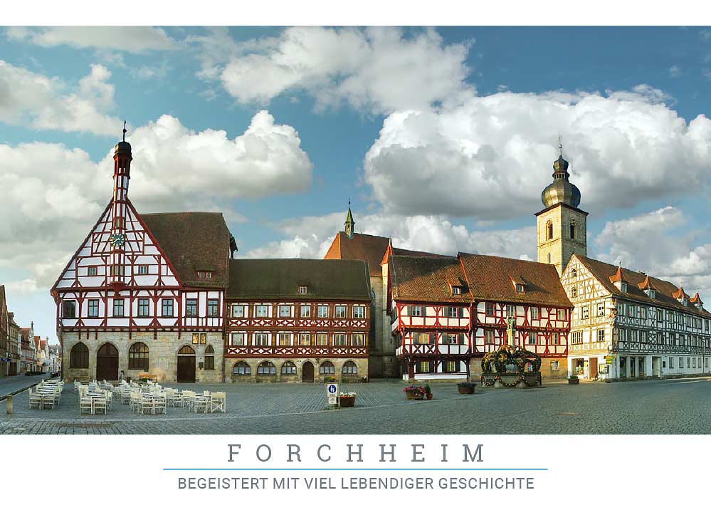 Postkarte "Rathaus Forchheim"